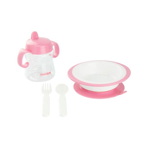 Kit de alimentação com 4 peças feminino Pimpolho