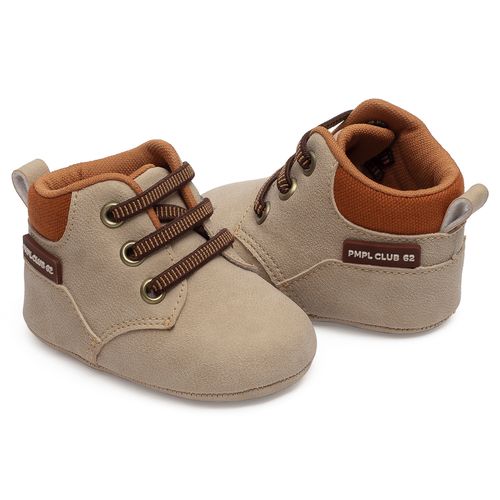 Bota aventura infantil Pimpolho bege