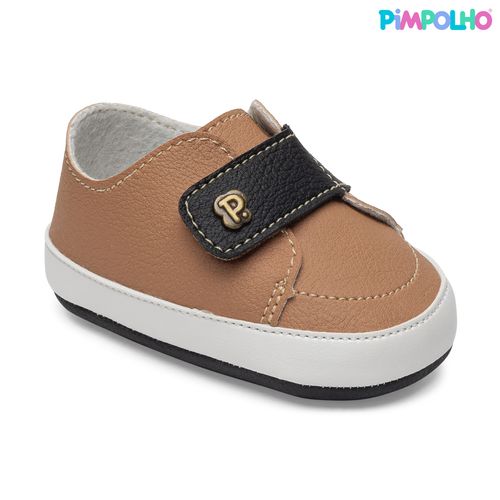 Sapato cravinho infantil Pimpolho caramelo