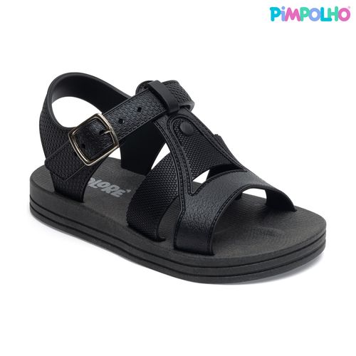 Sandália infantil aventura preto