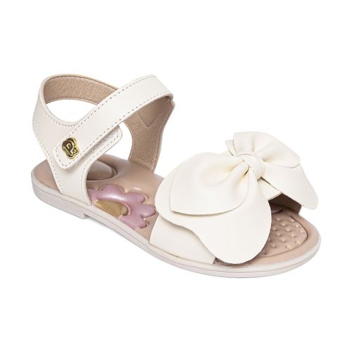 Sandália infantil boneca Pimpolho off white
