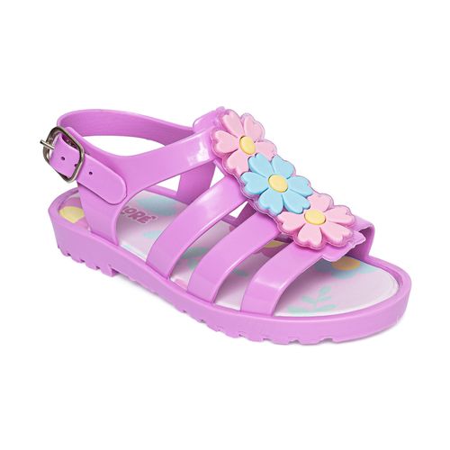Sandália infantil gladiadora lilas