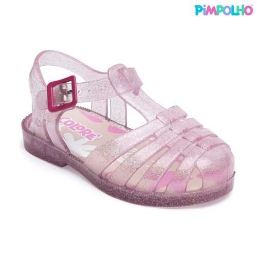 Sandália infantil pimpolho pink