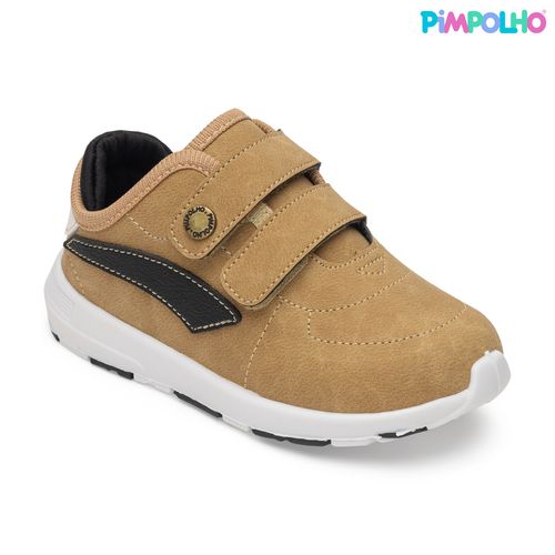 Tênis sport jogging pimpolho marrom