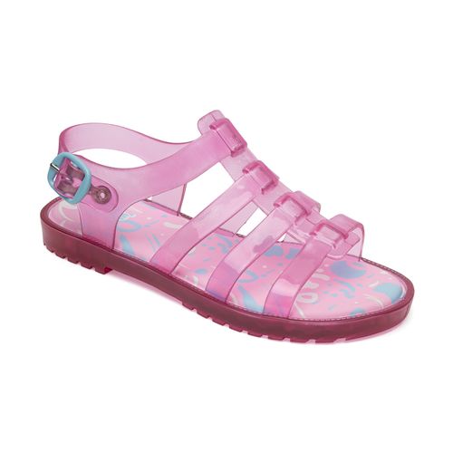 Sandália gladiadora infantil rosa