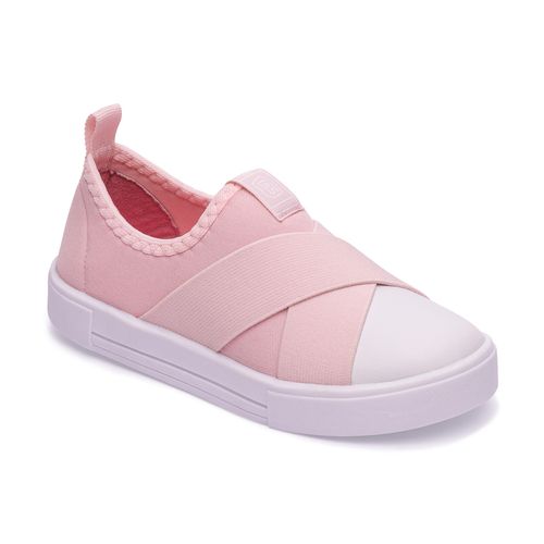 Tênis calce facil step pimpolho rosa