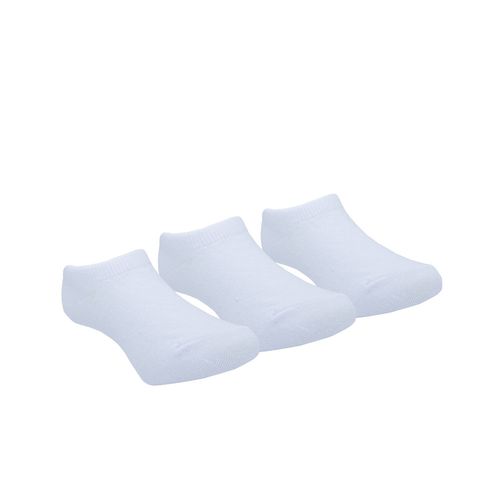 Kit meia lisa 3 prs/tag invisível 26-30 branca unissex Pimpolho