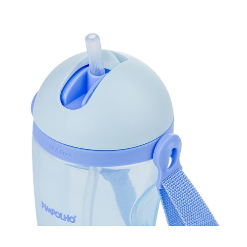 Copo inclinado C/canudo e cordinha 380 ML masculino Pimpolho