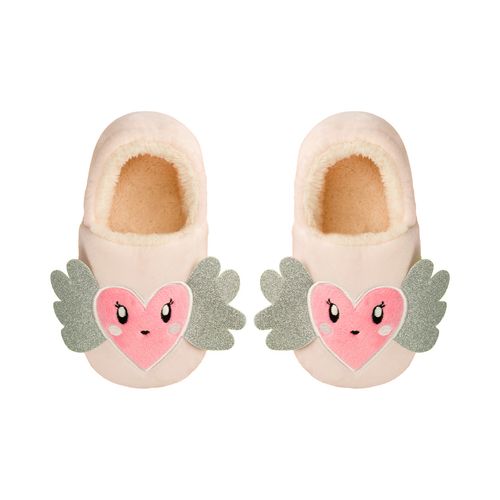 Pantufa play rosa coração feminina Pimpolho