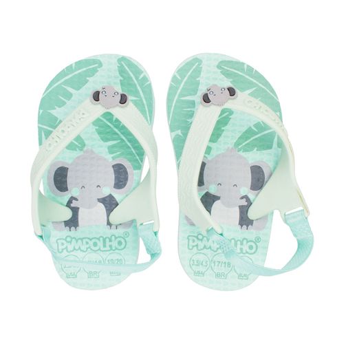 Sand praiana baby verde/elefante masc Pimpolho