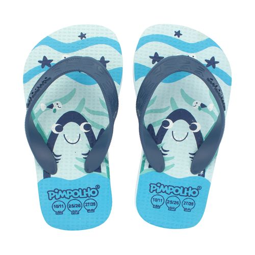 Sand praiana kids Azul/Tubarão masc Pimpolho