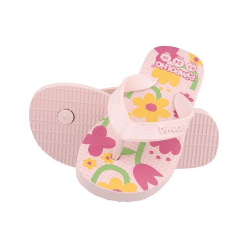 Sand praiana kids Rosa/Flores fem Pimpolho