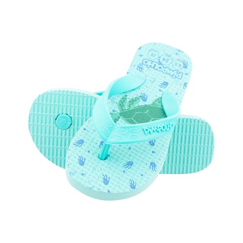 Sand praiana kids Azul/Tartaruga masc Pimpolho