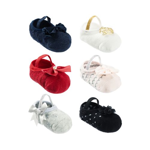 Meia sapatilha festa 16-20 antiderrapante feminino Pimpolho