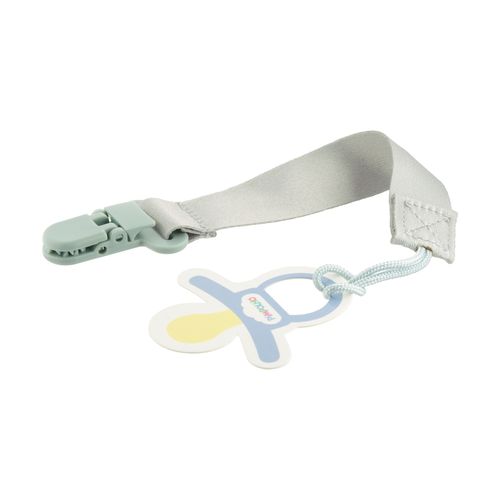 Prendedor de chupeta liso 14CM unissex Pimpolho