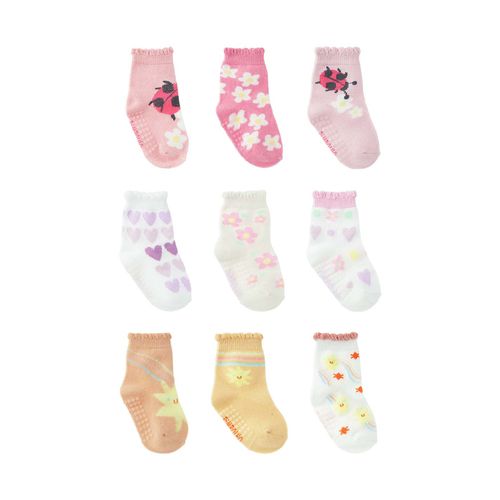 Kit meia colorida C/3 pares tag 16-20  antiderrapante feminino Pimpolho