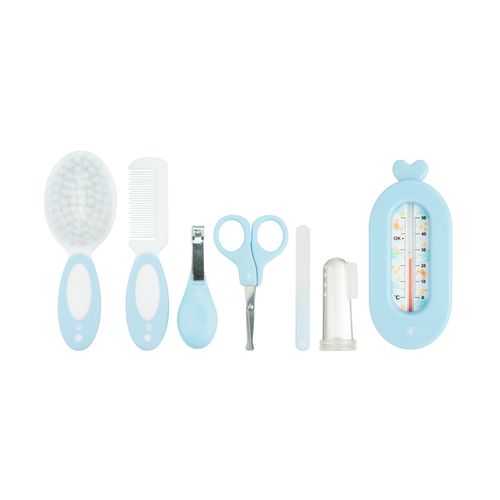 Kit higiene 7 peças C/ termômetro masculino Pimpolho