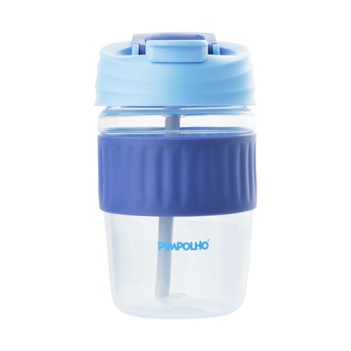 Copo 2 em 1 canudo e bico 350ML masculino Pimpolho