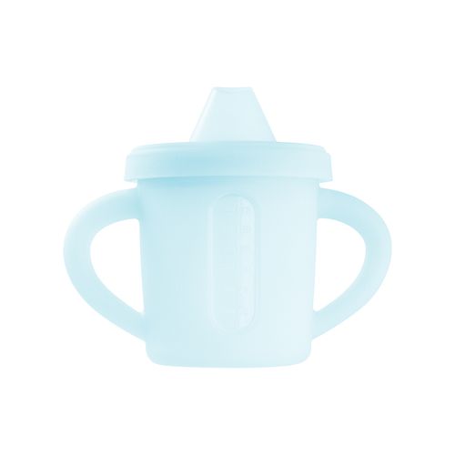Copo de treinamento de silicone com bico e visor 175ml masc Pimpolho