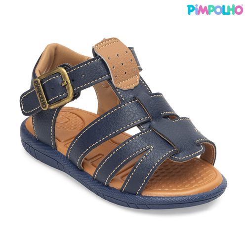 Sandália infantil casual Pimpolho marinho