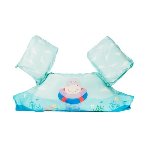 Boia infantil estampada hipopótamo masculino Pimpolho