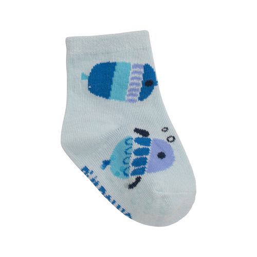 Kit meia colorida C/3 pares tag 16-20  antiderrapante masc Pimpolho