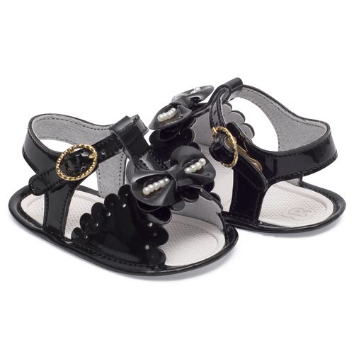 Sandália infantil festa Pimpolho preta