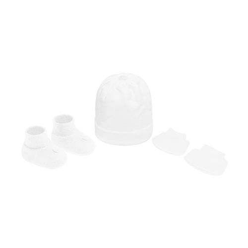Kit gorro luva e sapato RN unissex Pimpolho