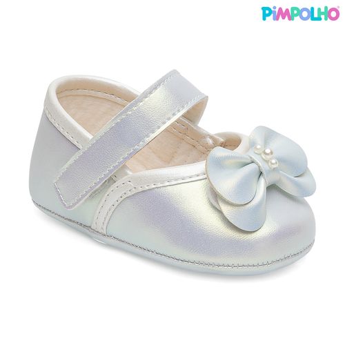 sapatilha batizado infantil pimpolho branca