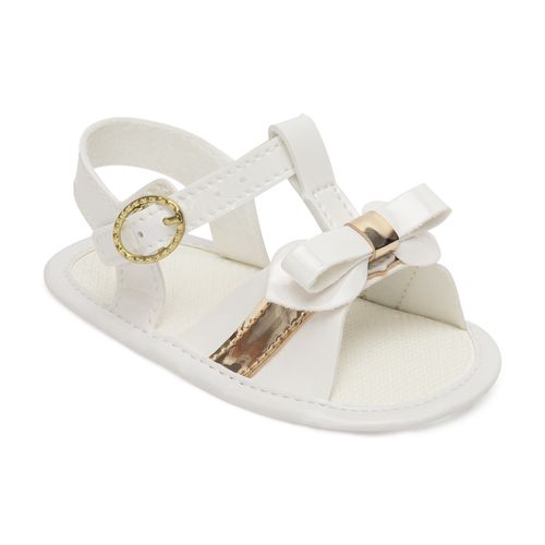 SandÃ¡lia infantil batizado Pimpolho branca