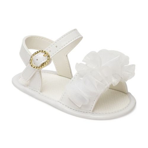 SandÃ¡lia infantil batizado Pimpolho branca