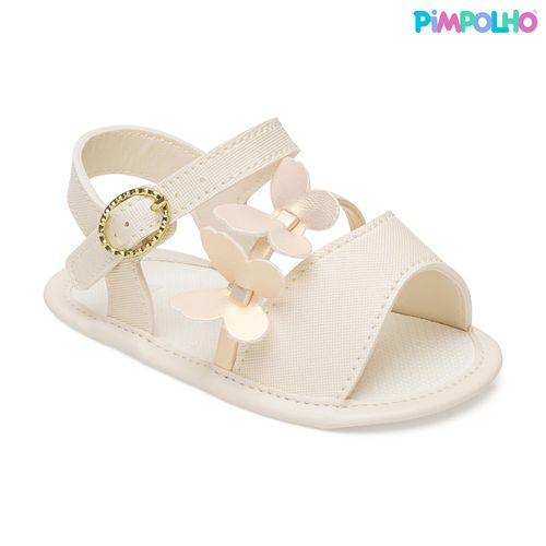 SandÃ¡lia infantil encanto Pimpolho off white