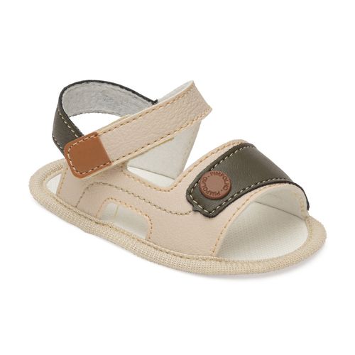 SandÃ¡lia infantil colors Pimpolho bege/verde