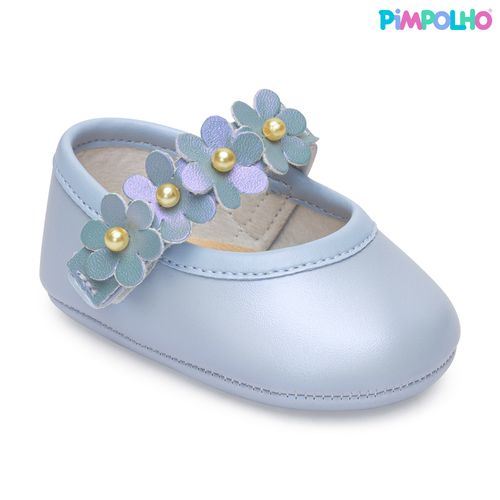 sapatilha flora infantil pimpolho azul