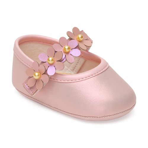 sapatilha flora infantil pimpolho rosa