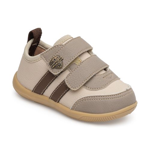 Sapato casual infantil pimpolho bege