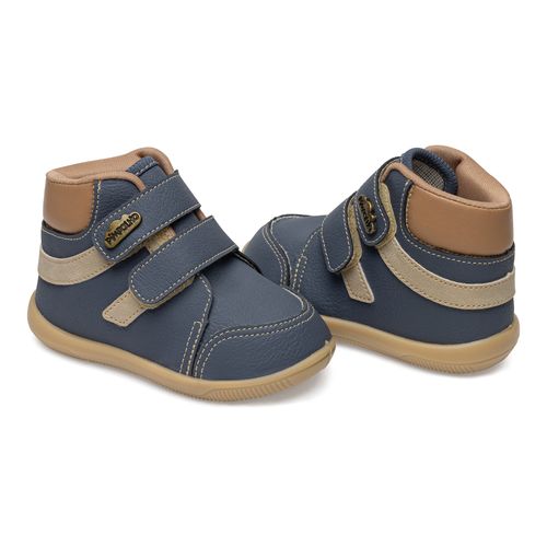 Bota casual infantil pimpolho azul