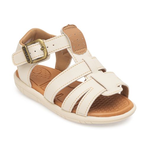 SandÃ¡lia infantil casual Pimpolho off white