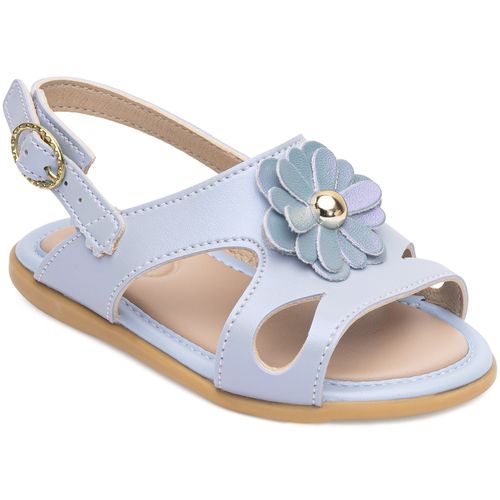 SandÃ¡lia infantil flora Pimpolho azul