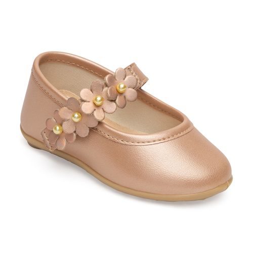 Sapatilha flora infantil pimpolho cobre