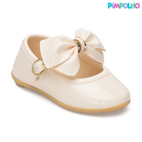 Sapatilha filÃ³ infantil pimpolho bege