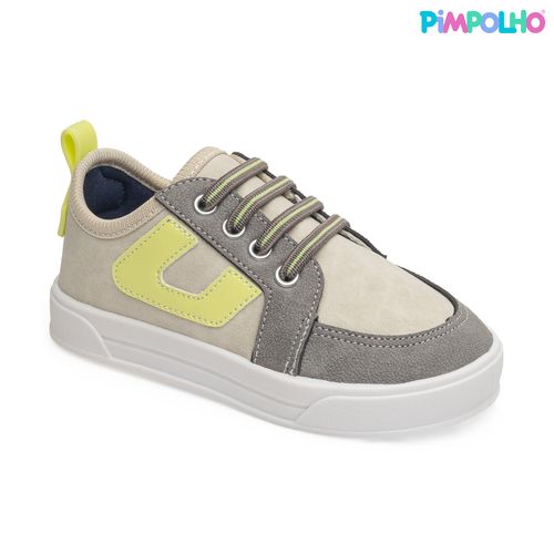 TÃªnis street outoor colors pimpolho cinza