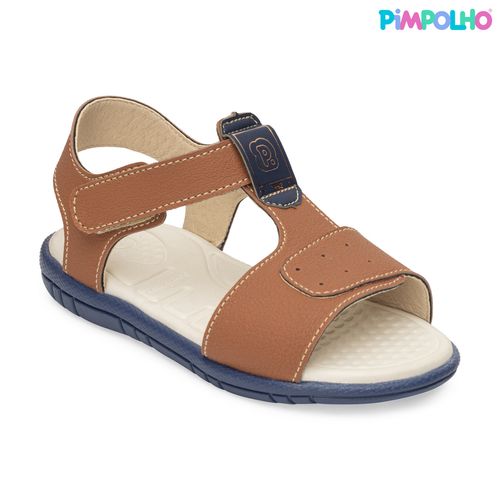 Sandália infantil basica Pimpolho marrom