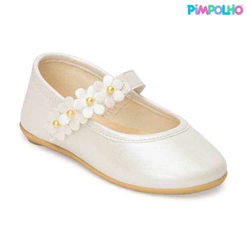 Sapatilha batizado infantil Pimpolho branco