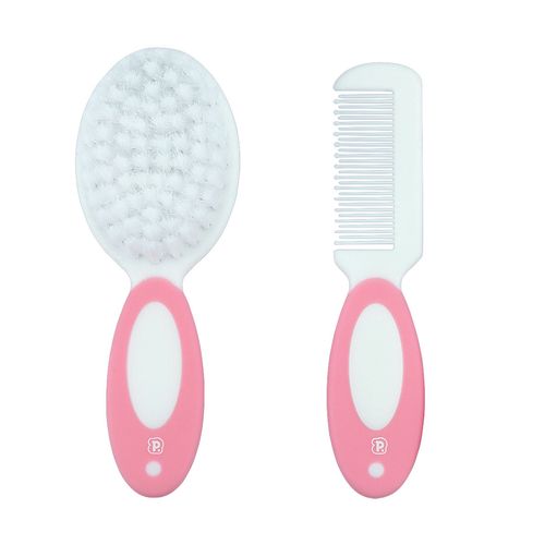Kit escova e pente para bebÃª sortido Pimpolho