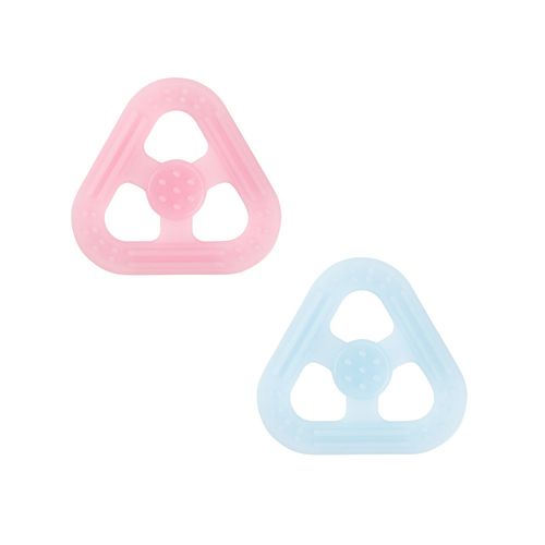Mordedor de silicone triÃ¢ngulo sortido Pimpolho
