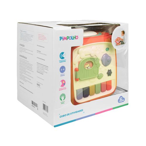 Cubo interativo musical unissex Pimpolho