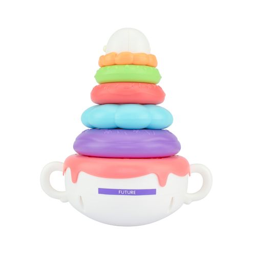 Torre de argolas musical unissex Pimpolho