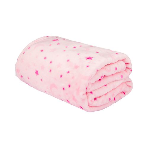 Manta bebÃª 1,10X0,80M estrelas fem Pimpolho