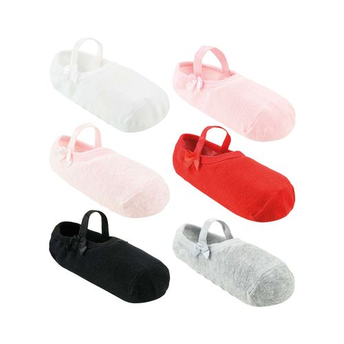 Meia sapatilha lisa antiderrapante 26-30 feminina Pimpolho